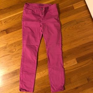 J Brand Fuchsia Pink Skinny Jeans